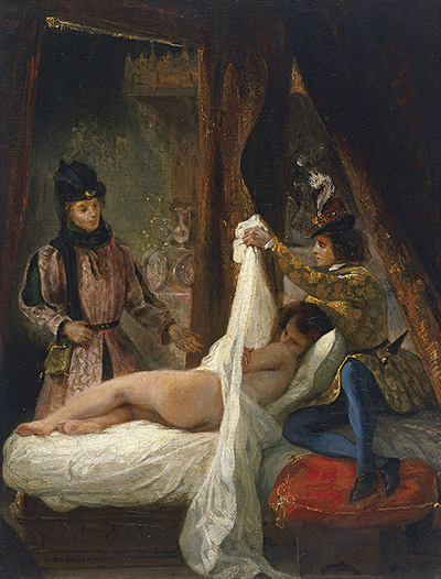 The Duke of Orléans Showing his Lover Eugene Delacroix